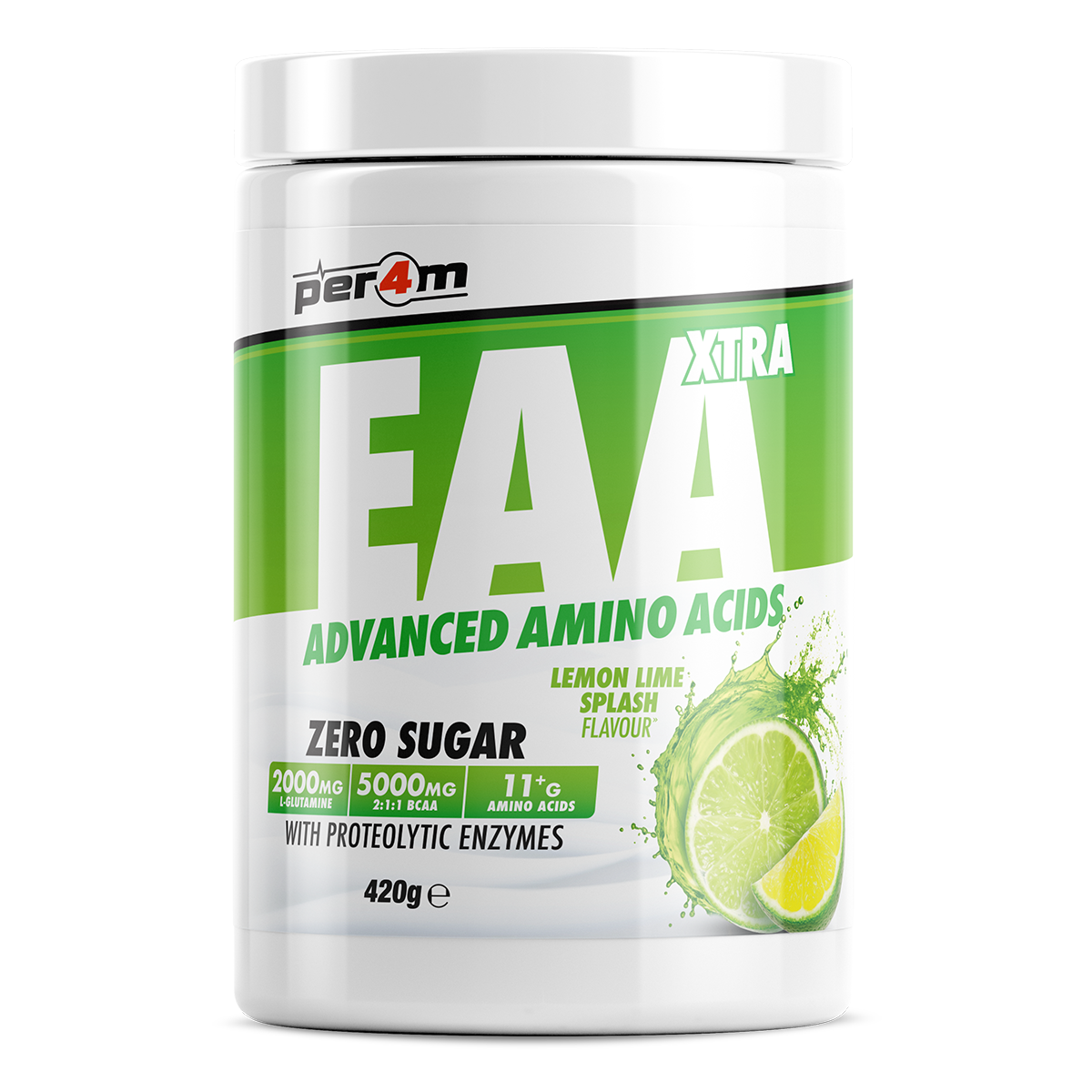 PER4M EAA Xtra 420g Lemon Lime Splash