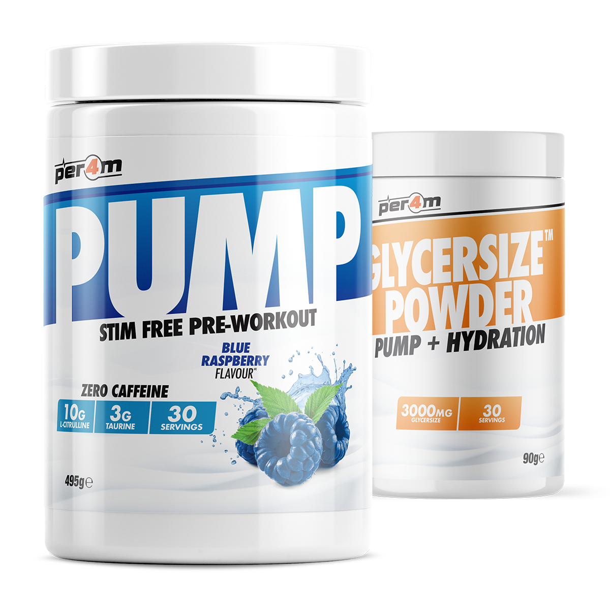 PER4M Pump 495g Blue Raspberry