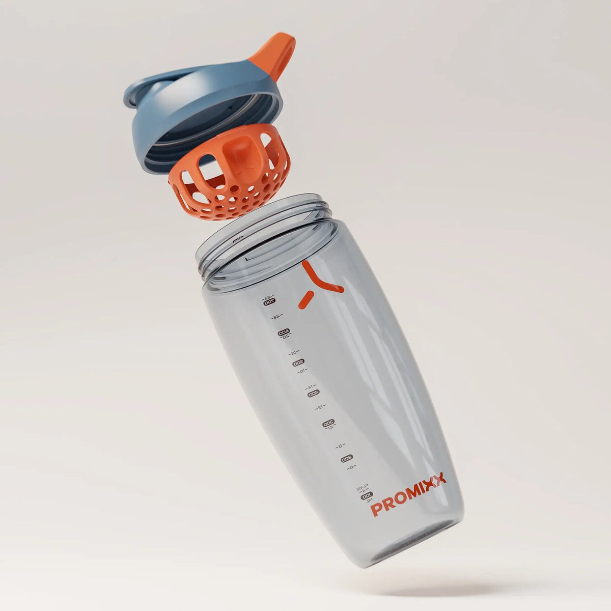 PROMiXX Ecozen Performance Shaker Bottle 760ml Midnight Blue and Burnt Orange