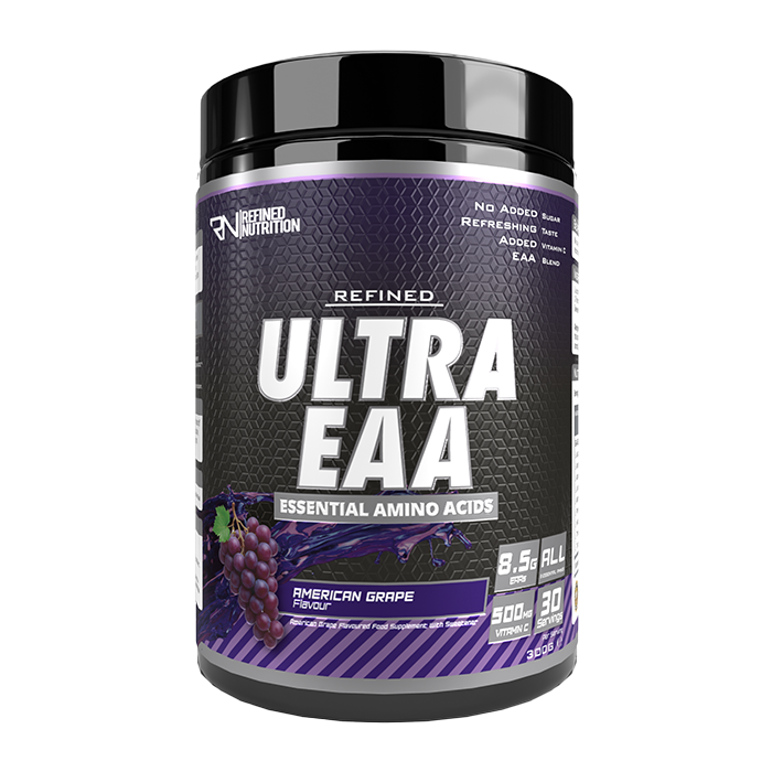 Refined Nutrition Ultra EAA 300g American Grape – front-facing manufacturer tub