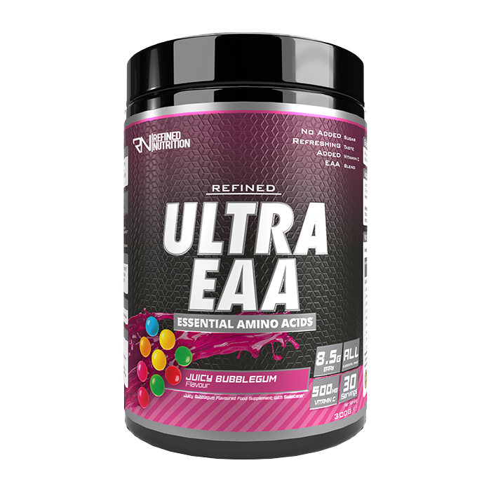 Refined Nutrition Ultra EAA 300g Bubblegum – front-facing manufacturer tub