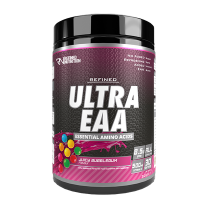 Refined Nutrition Ultra EAA 300g Bubblegum – front-facing manufacturer tub