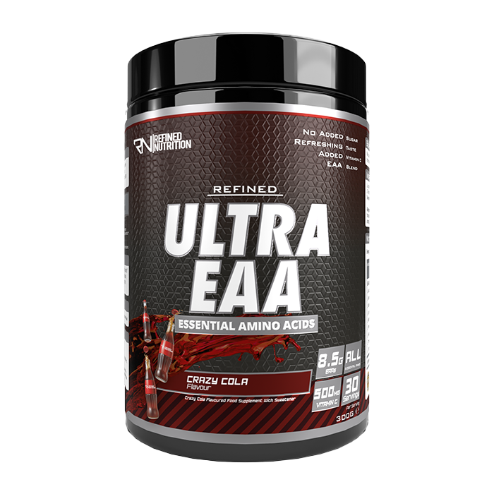 Refined Nutrition Ultra EAA 300g Crazy Cola – front-facing manufacturer tub