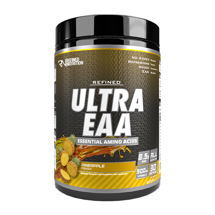 Refined Nutrition Ultra EAA 300g Pineapple – front-facing manufacturer tub