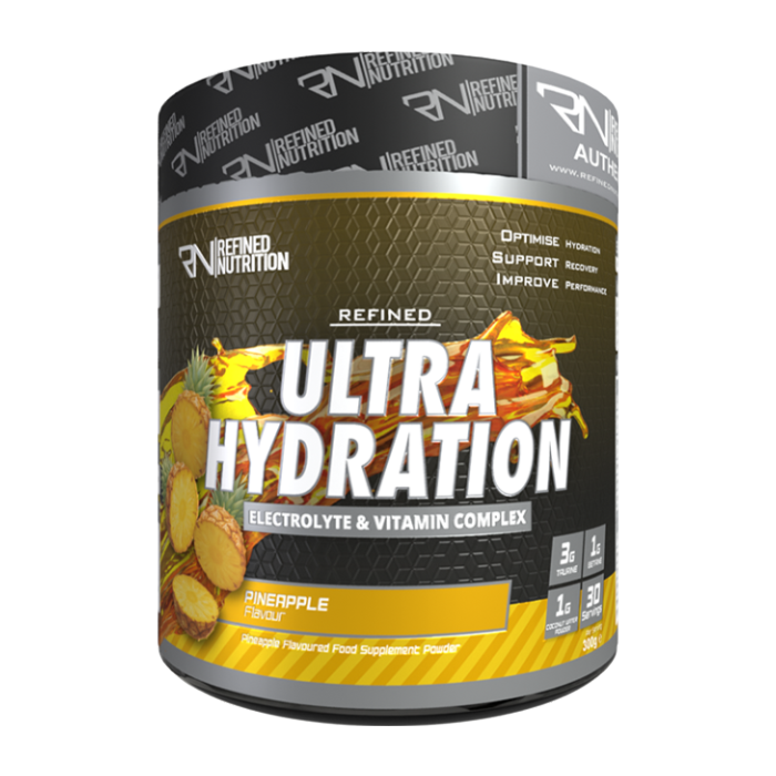 Refined Nutrition Ultra Hydration 300g Pineapple – front-facing manufacturer tub