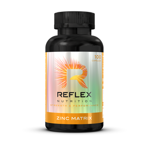 Reflex Nutrition Zinc Matrix 100 capsules front of bottle