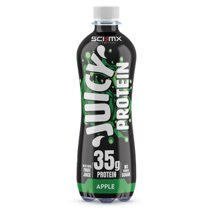 SCI-MX Juicy Protein Apple 35g 500ml front-facing bottle