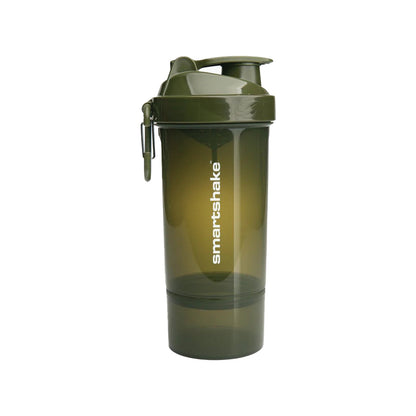 SmartShake Original2Go ONE 800ml Army Green shaker, front view