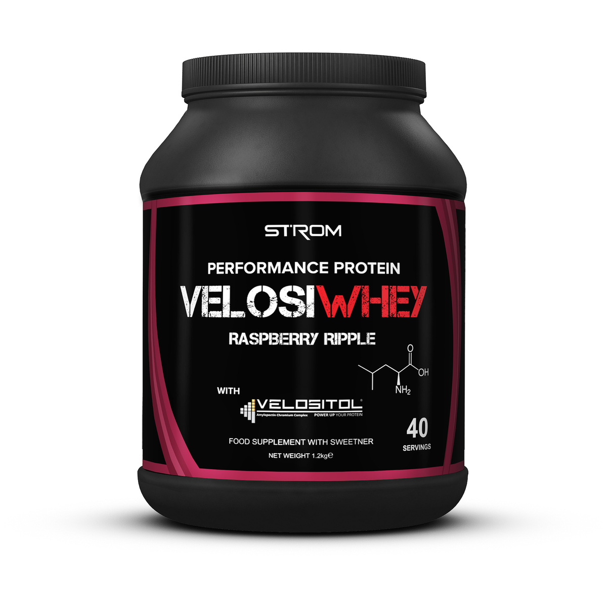 Strom Sports VelosiWhey 1.2kg - Raspberry Ripple