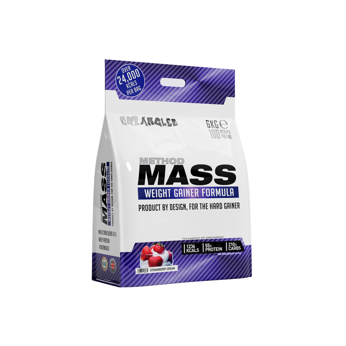 Outangled Method Mass 6kg Strawberry Cream front-facing original pack