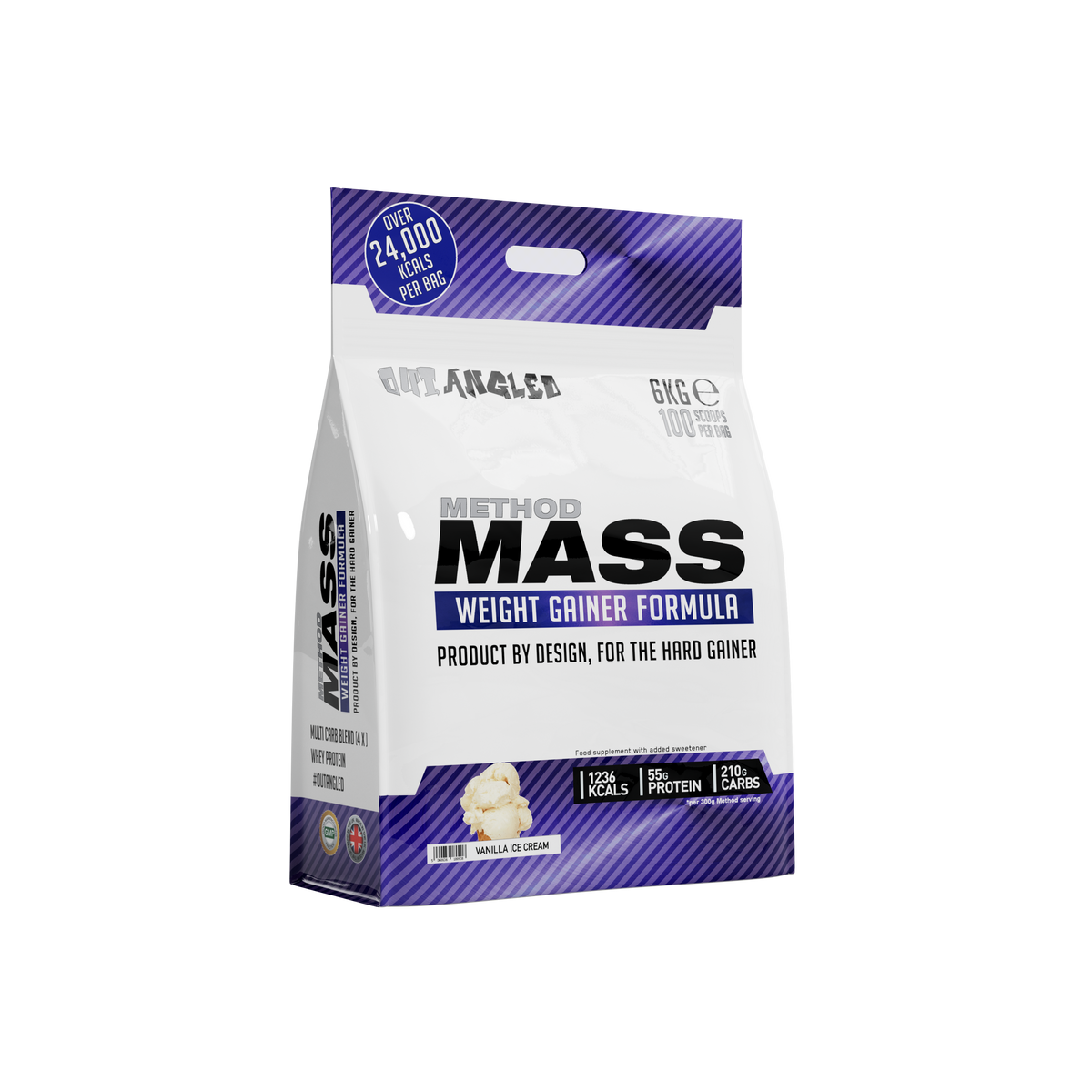 Outangled Method Mass 6kg Vanilla Ice Cream front-facing original pack