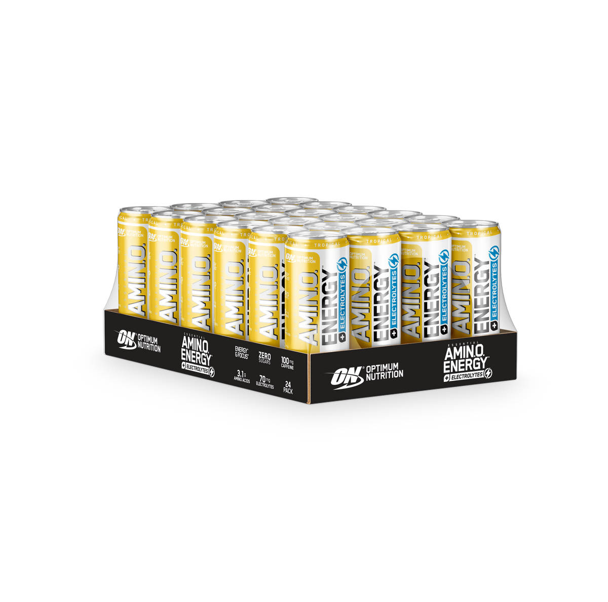Optimum Nutrition Essential Amino Energy + Electrolytes Tropical 24 x 250ml tray