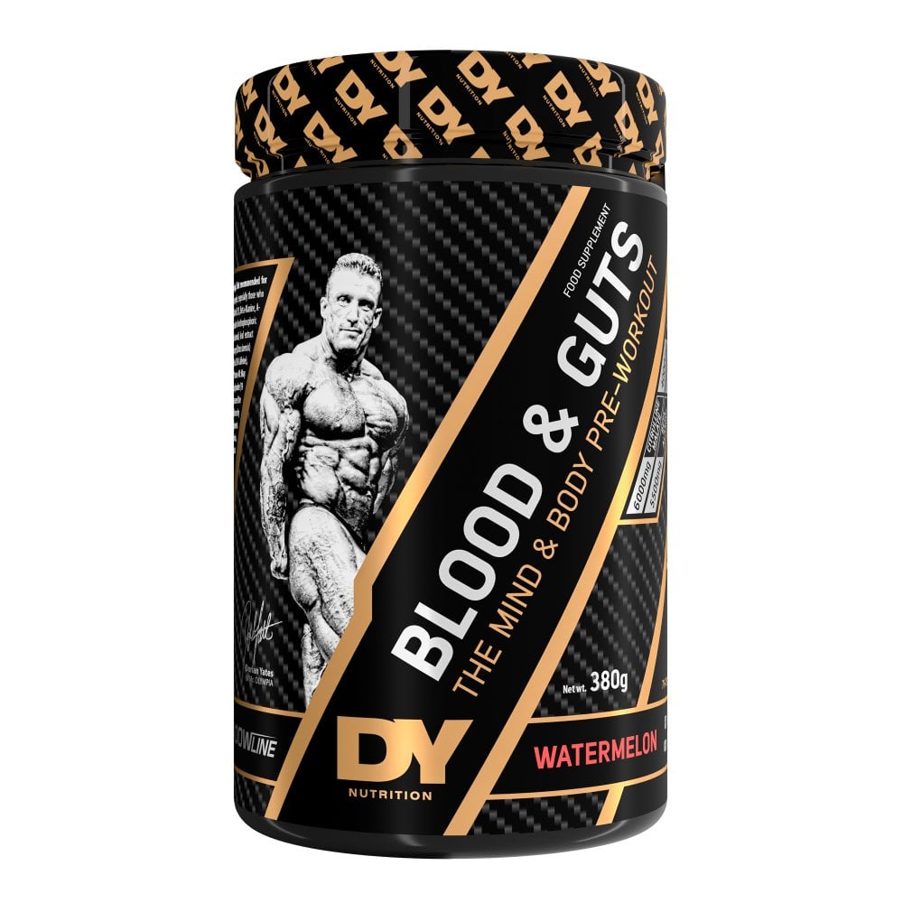 DY Nutrition Blood & Guts Watermelon 380g front-facing tub