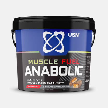 USN Muscle Fuel Anabolic 4kg Chocolate Caramel front tub
