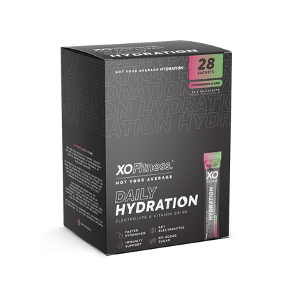 XO Fitness Hydration Sachets 28 x 6g Strawberry & Lime
